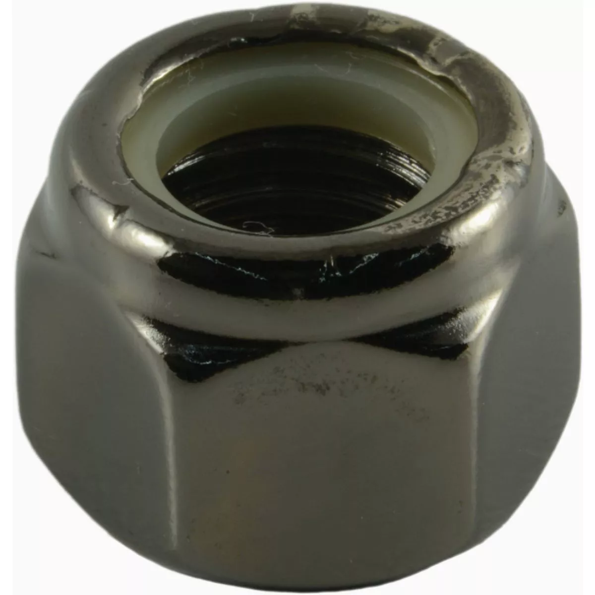 Midwest Fastener 1/2 In.-13 Black Chrome Plated Steel Coarse Thread Nylon Insert Lock Nuts (3 Ct.)