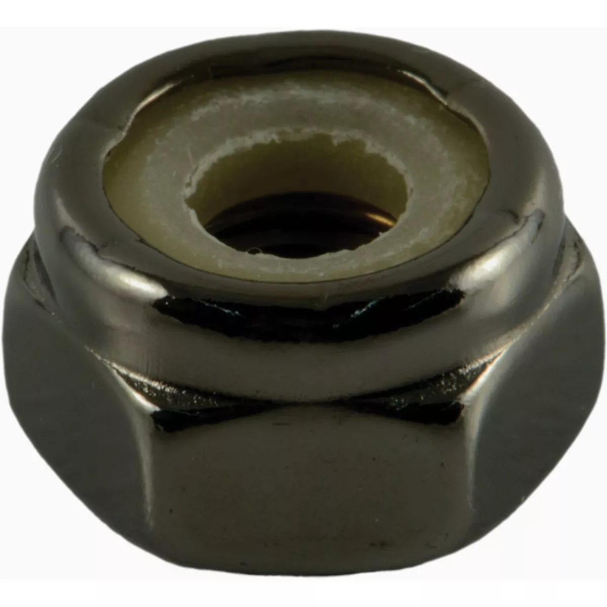 Midwest Fastener #10-32 x 7/16 In. Black Chrome Plated Steel Fine Thread Nylon Insert Lock Nuts (10 Ct.)
