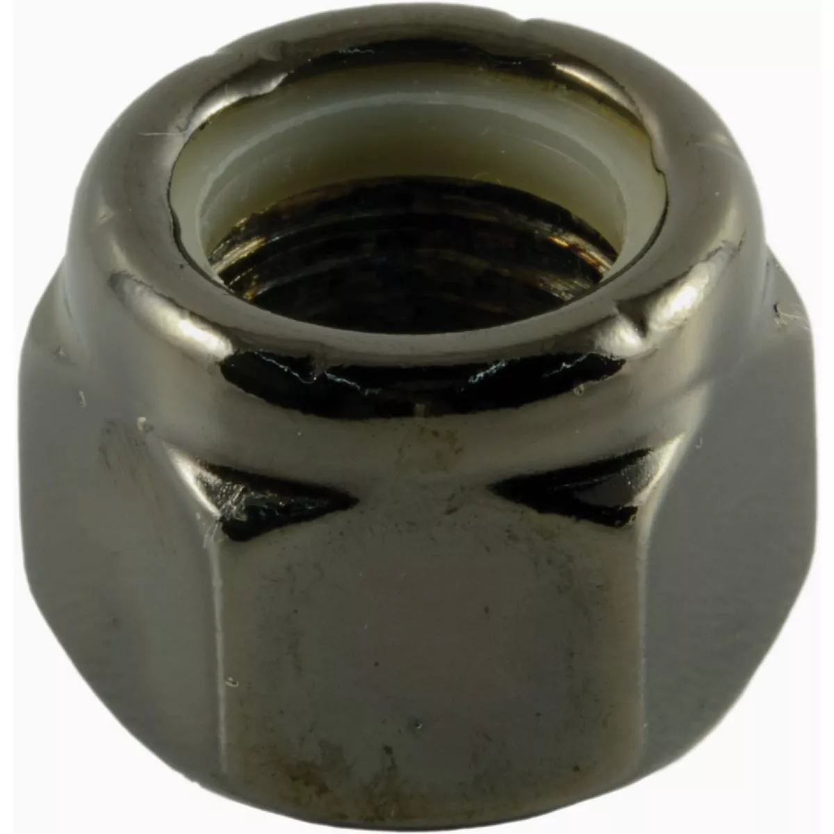 Midwest Fastener 1/2 In.-20 Black Chrome Plated Steel Fine Thread Nylon Insert Lock Nuts (3 Ct.)