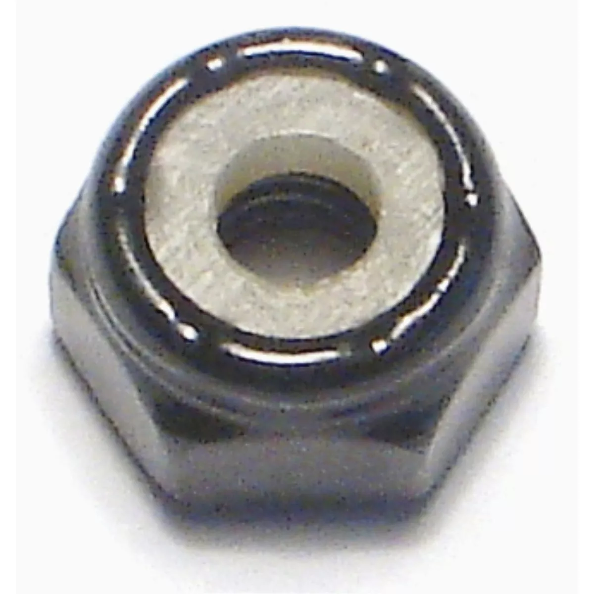 Midwest Fastener #8-32 Black Zinc Plated Steel Coarse Thread Nylon Insert Lock Nuts (15 Ct.)