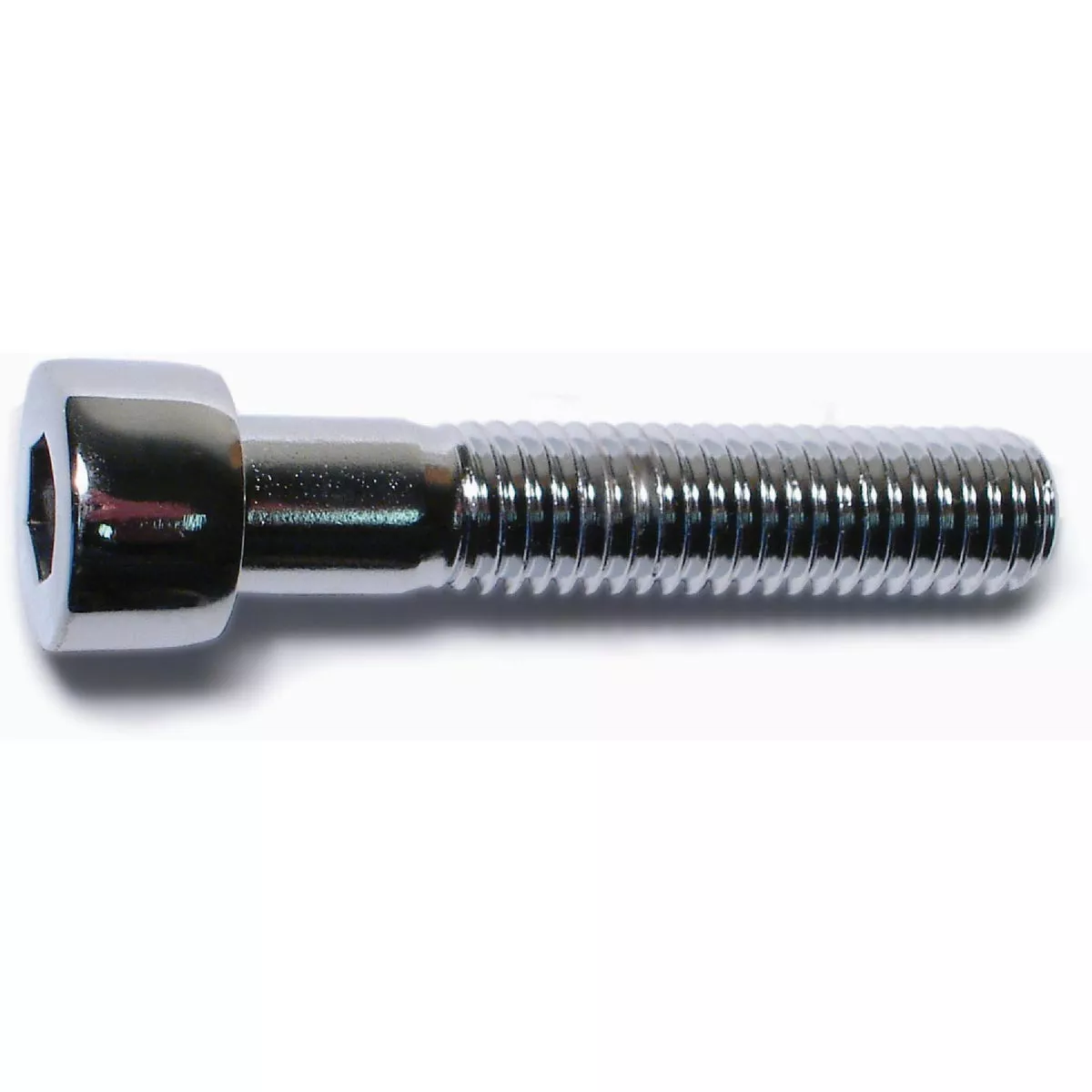 Midwest Fastener 8mm-1.25 x 40mm Chrome Plated Class 12.9 Steel Coarse Thread Knurled Head Hex Socket Cap Screws (10 Ct.)