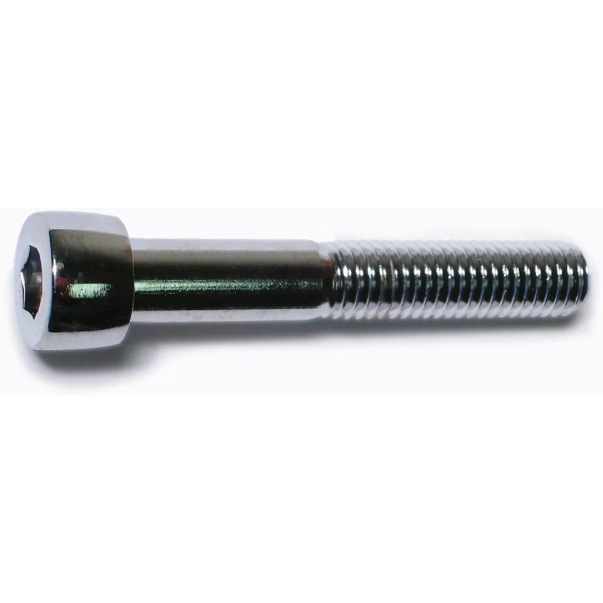 Midwest Fastener 8mm-1.25 x 50mm Chrome Plated Class 12.9 Steel Coarse Thread Knurled Head Hex Socket Cap Screws (5 Ct.)-