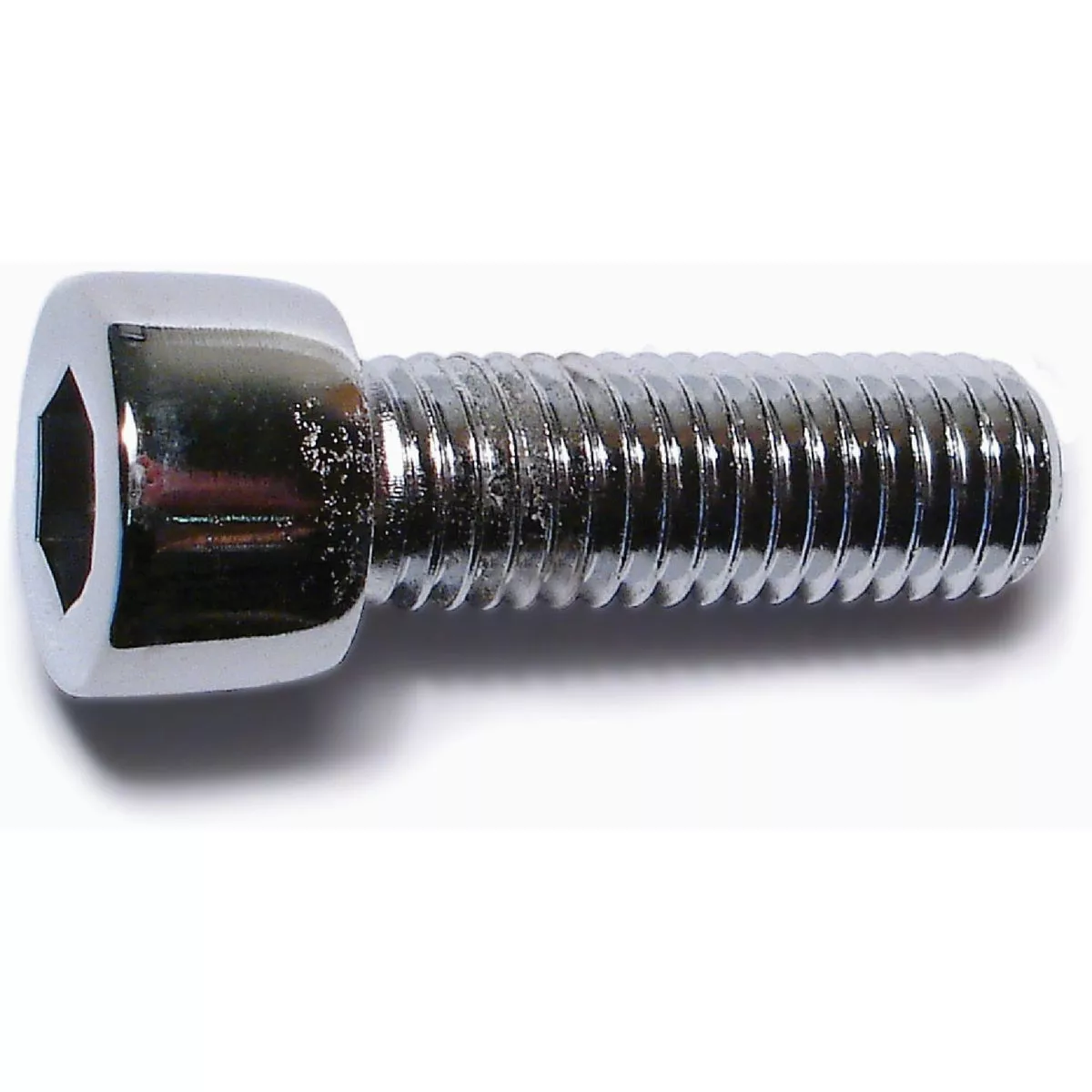 Midwest Fastener 10mm-1.5 x 30mm Chrome Plated Class 12.9 Steel Coarse Thread Knurled Head Hex Socket Cap Screws (8 Ct.)