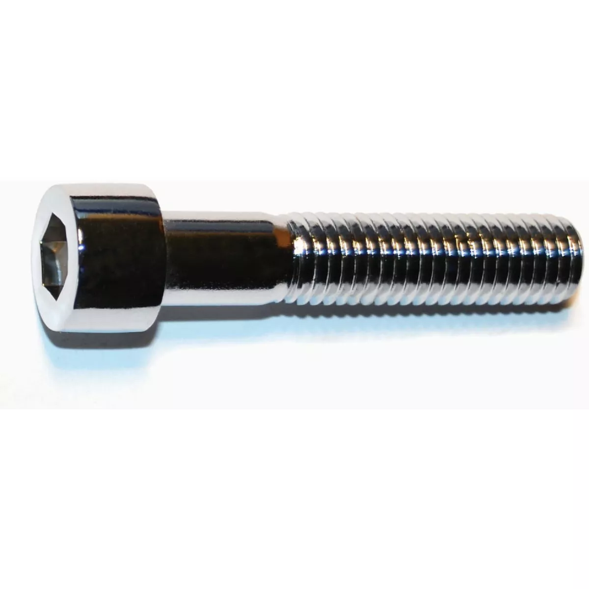 Midwest Fastener 10mm-1.5 x 50mm Chrome Plated Class 12.9 Steel Coarse Thread Knurled Head Hex Socket Cap Screws (8 Ct.)