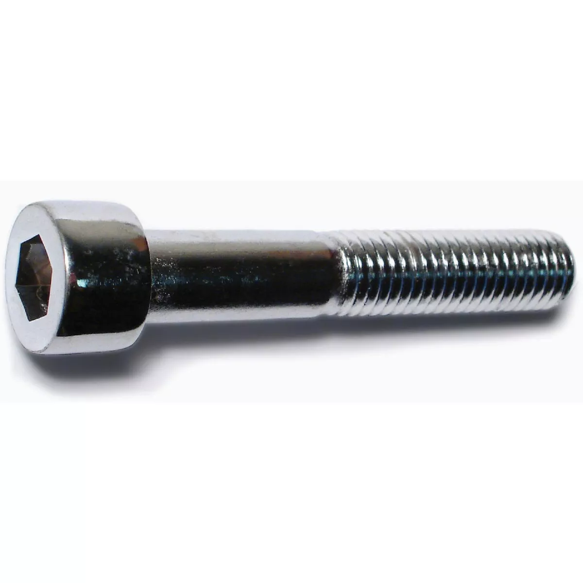 Midwest Fastener 10mm-1.5 x 60mm Chrome Plated Class 12.9 Steel Coarse Thread Knurled Head Hex Socket Cap Screws (6 Ct.)-