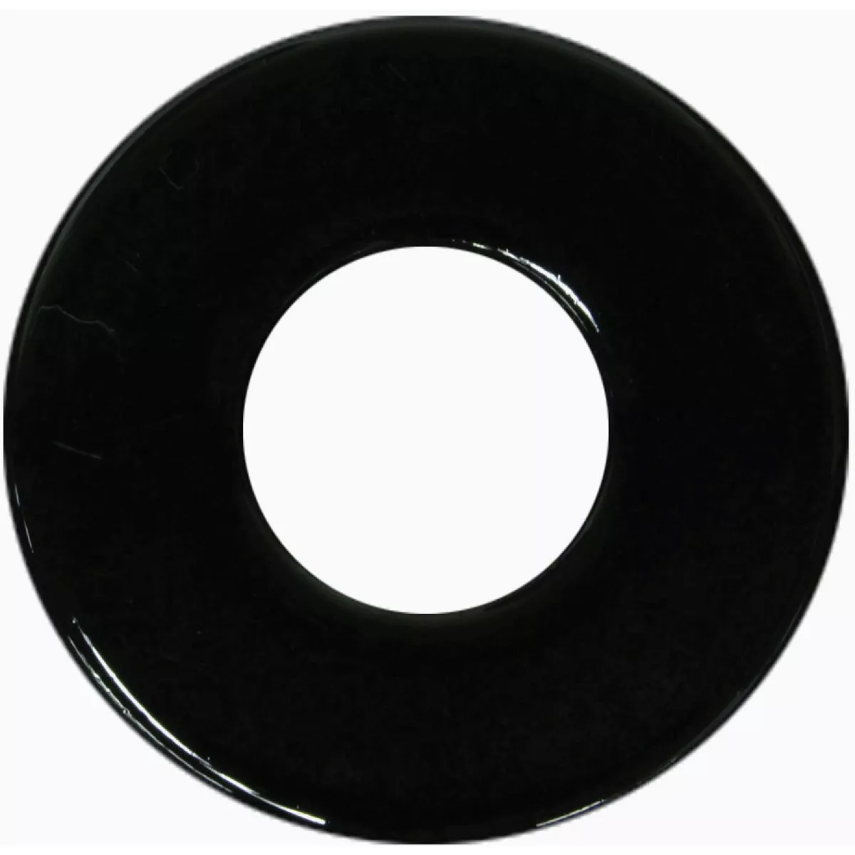 Midwest Fastener 3/8 In. x 7/16 In. x 1 In. Black Chrome Plated Grade 2 Steel USS Flat Washers (8 Ct.)