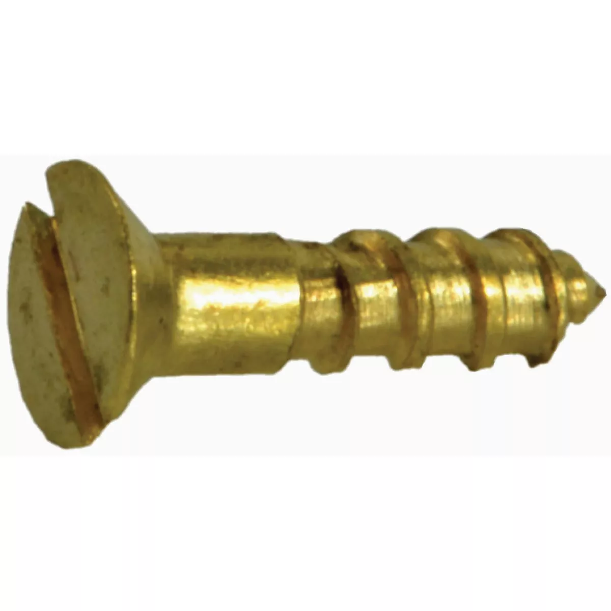 Midwest Fastener #0 x 1/4 In. Brass Slotted Flat Head Wood Screws (40 Ct.)
