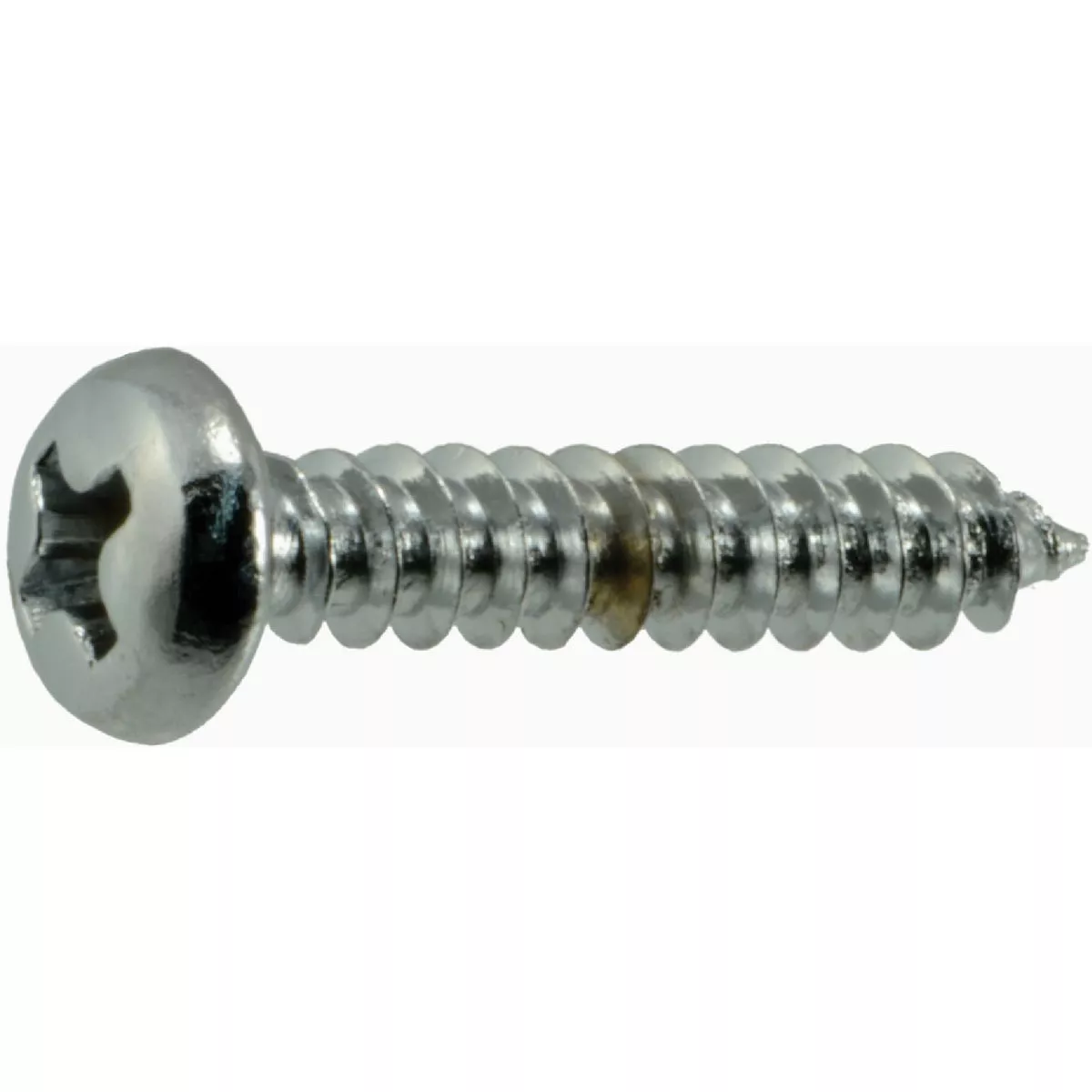 Midwest Fastener #6 x 3/4 In. Chrome Plated Steel Phillips Pan Head Sheet Metal Screws (10 Ct.)