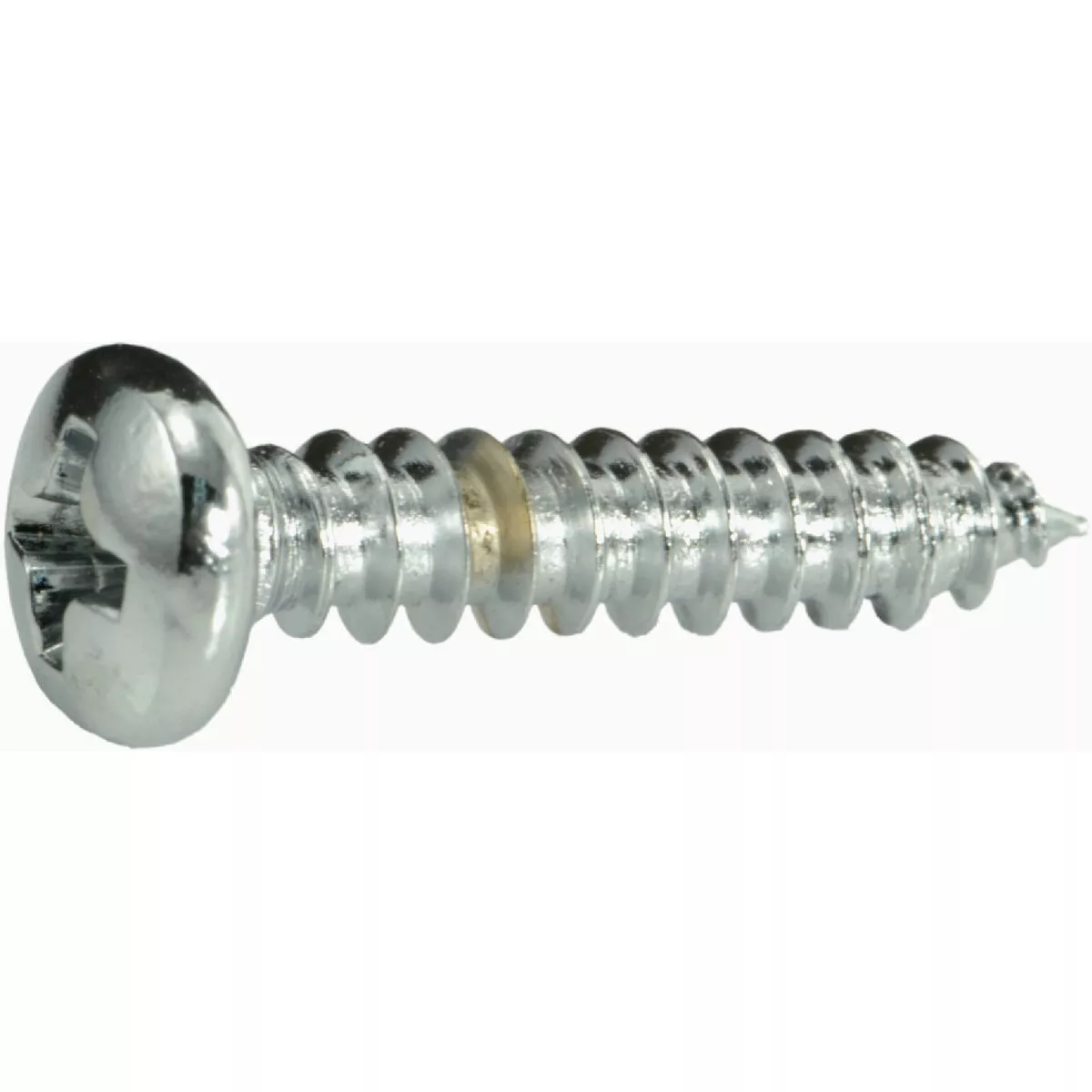 Midwest Fastener #8 x 3/4 In. Chrome Plated Steel Phillips Pan Head Sheet Metal Screws