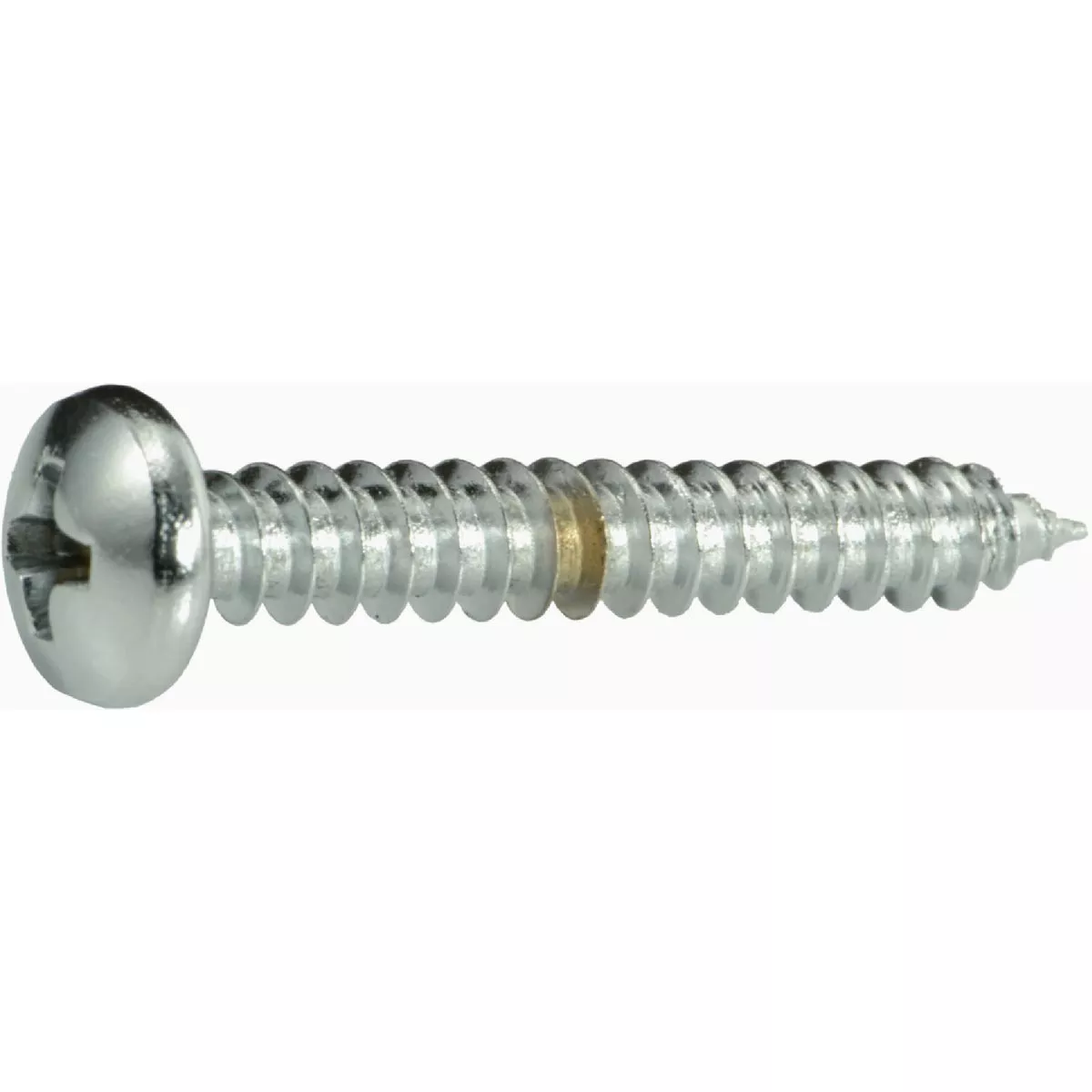 Midwest Fastener #10 x 1-1/4 In. Chrome Plated Steel Phillips Pan Head Sheet Metal Screws (8 Ct.)