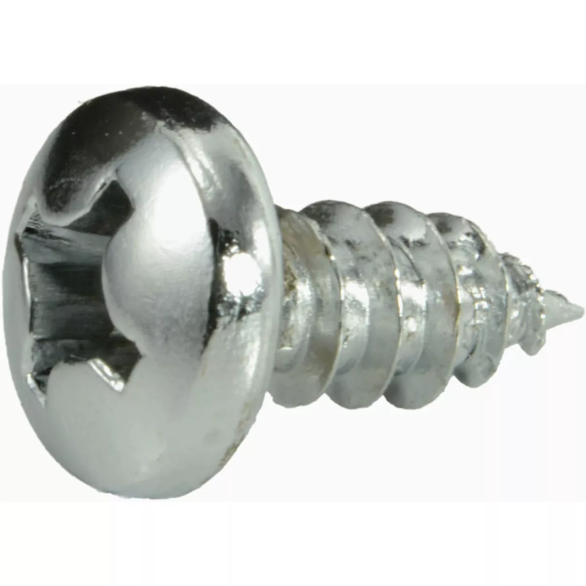 Midwest Fastener #12 x 1/2 In. Chrome Plated Steel Phillips Pan Head Sheet Metal Screws