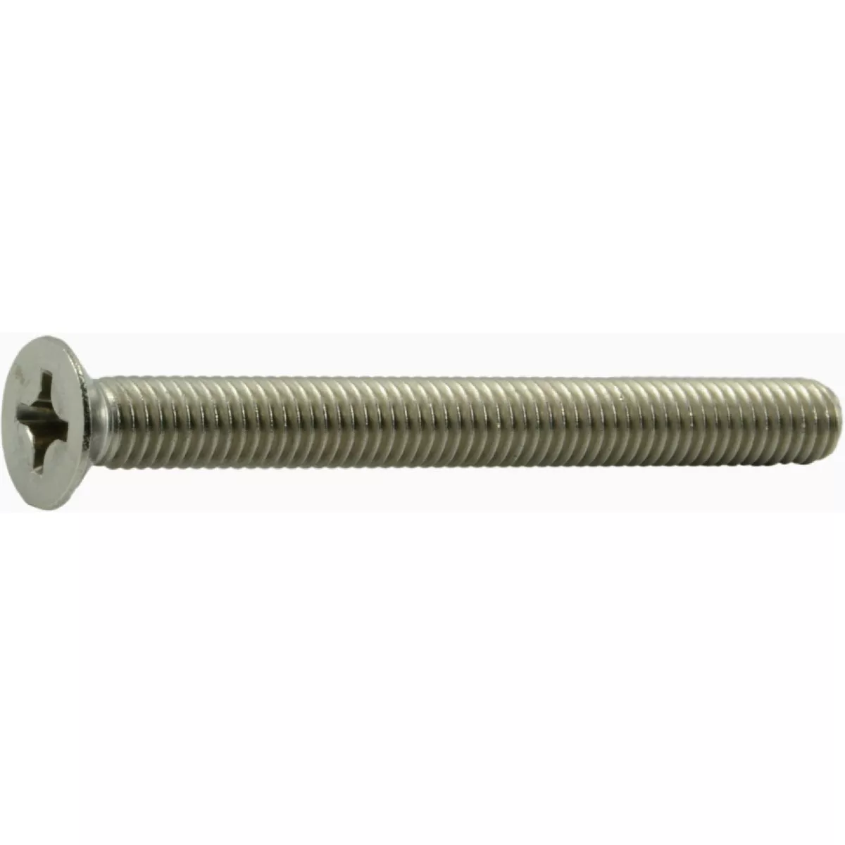 Midwest Fastener 6mm-1.0 x 60mm A2 Stainless Steel Coarse Thread Phillips Flat Head Machine Screws (6 Ct.)
