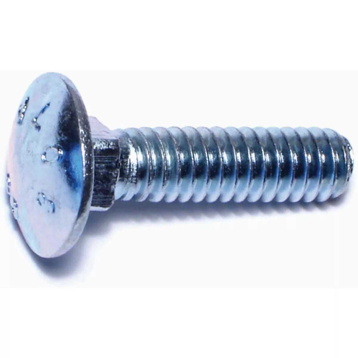Midwest Fastener 1/4 In.-20 x 1 In. Zinc Plated Grade 2 / A307 Steel Coarse Thread Carriage Bolt (25 Ct.)