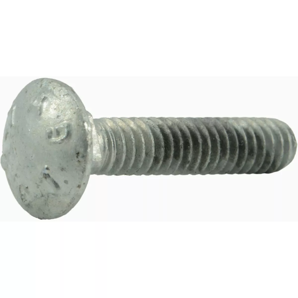 Midwest Fastener 1/4 In.-20 x 1-1/4 In. Hot Dip Galvanized Grade 2 / A307 Steel Coarse Thread Carriage Bolt (25 Ct.)-