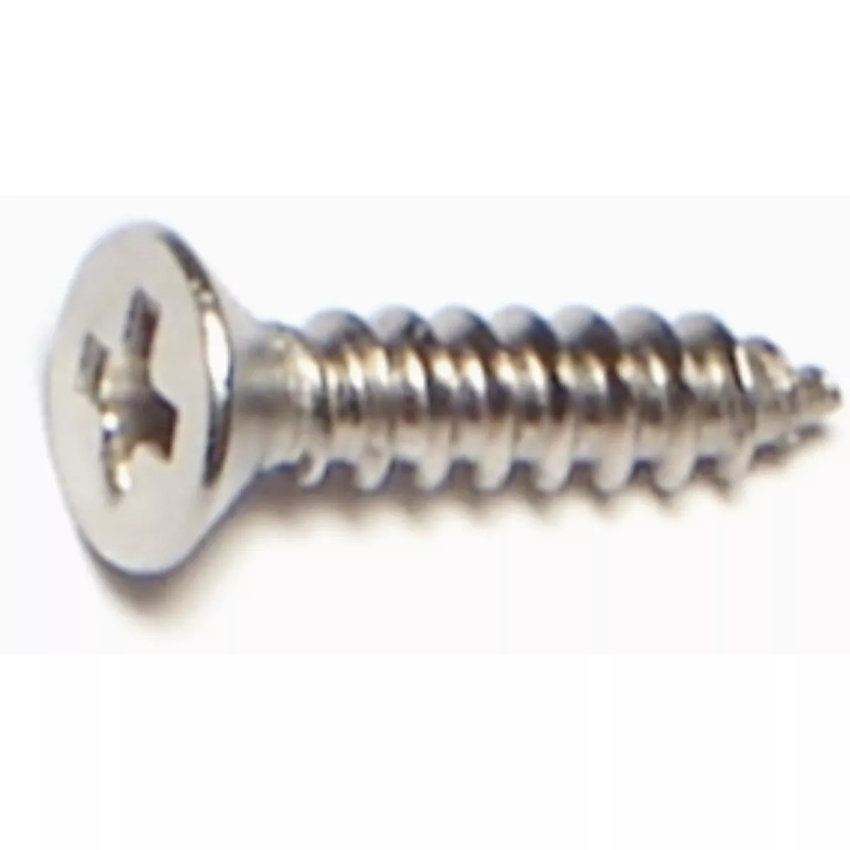 Midwest Fastener #4 x 1/2 In. 18-8 Stainless Steel Phillips Flat Head Sheet Metal Screws