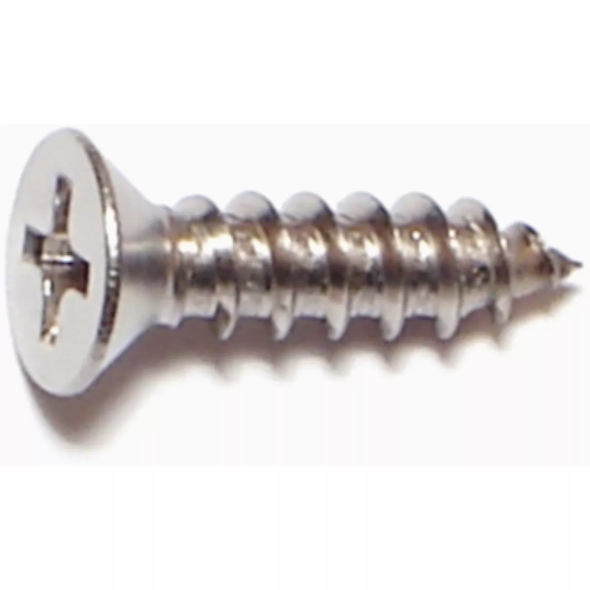 Midwest Fastener #8 x 5/8 In. 18-8 Stainless Steel Phillips Flat Head Sheet Metal Screws (25 Ct.)