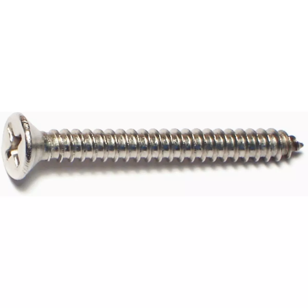 Midwest Fastener #8 x 1-1/2 In. 18-8 Stainless Steel Phillips Flat Head Sheet Metal Screws