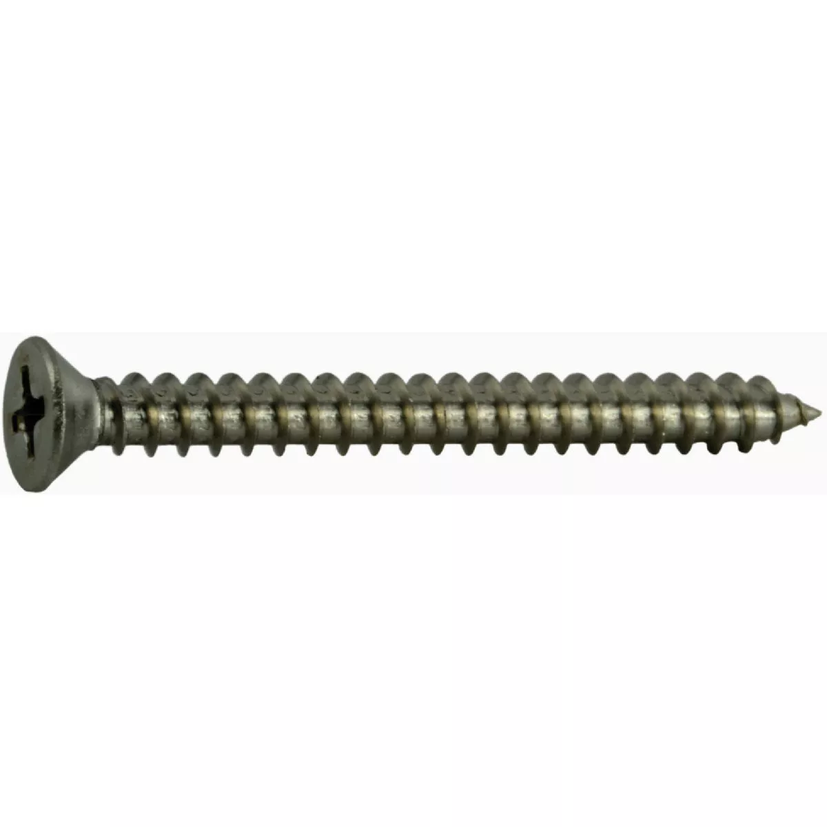Midwest Fastener #8 x 1-3/4 In. 18-8 Stainless Steel Phillips Flat Head Sheet Metal Screws