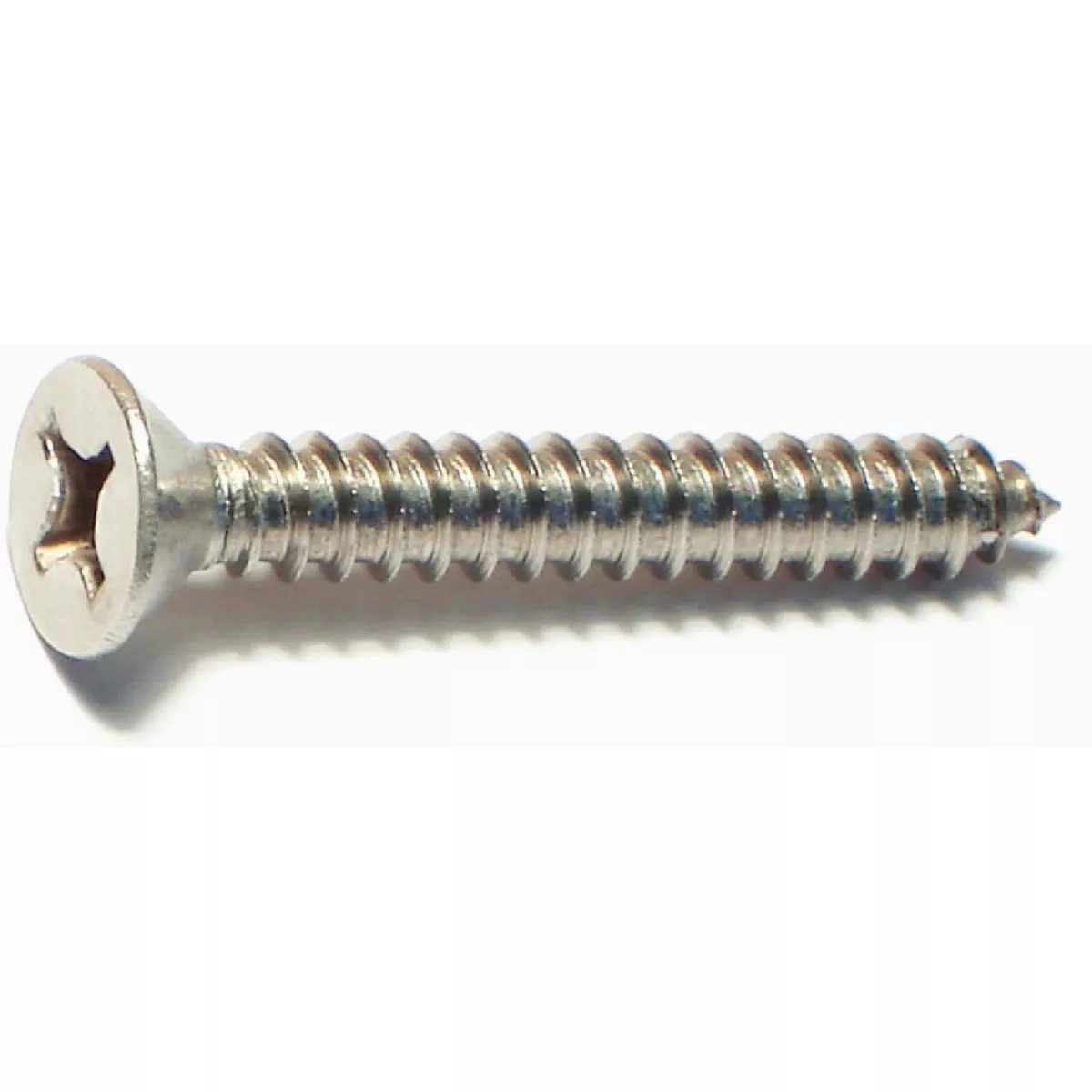 Midwest Fastener #12 x 1-1/2 In. 18-8 Stainless Steel Phillips Flat Head Sheet Metal Screws (12 Ct.)