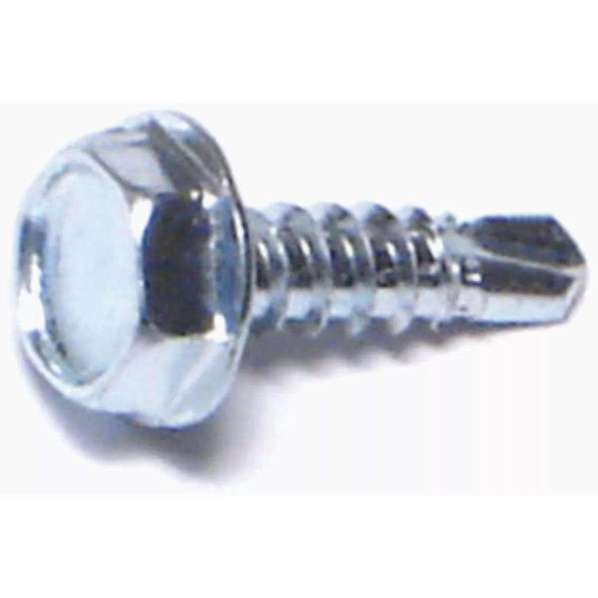Midwest Fastener #6-20 x 1/2 In. Zinc Plated Steel Hex Washer Head Self-Drilling Screws