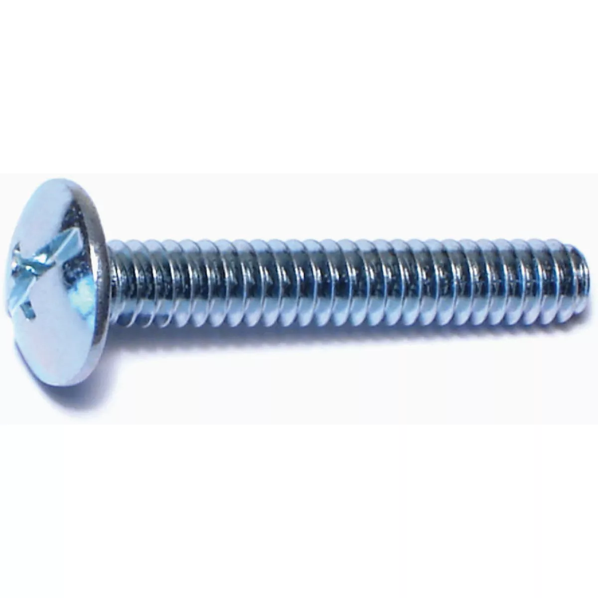 Midwest Fastener #10-24 x 1-1/4 In. Zinc Plated Steel Coarse Thread Combo Truss Head Machine Screws (25 Ct.)-