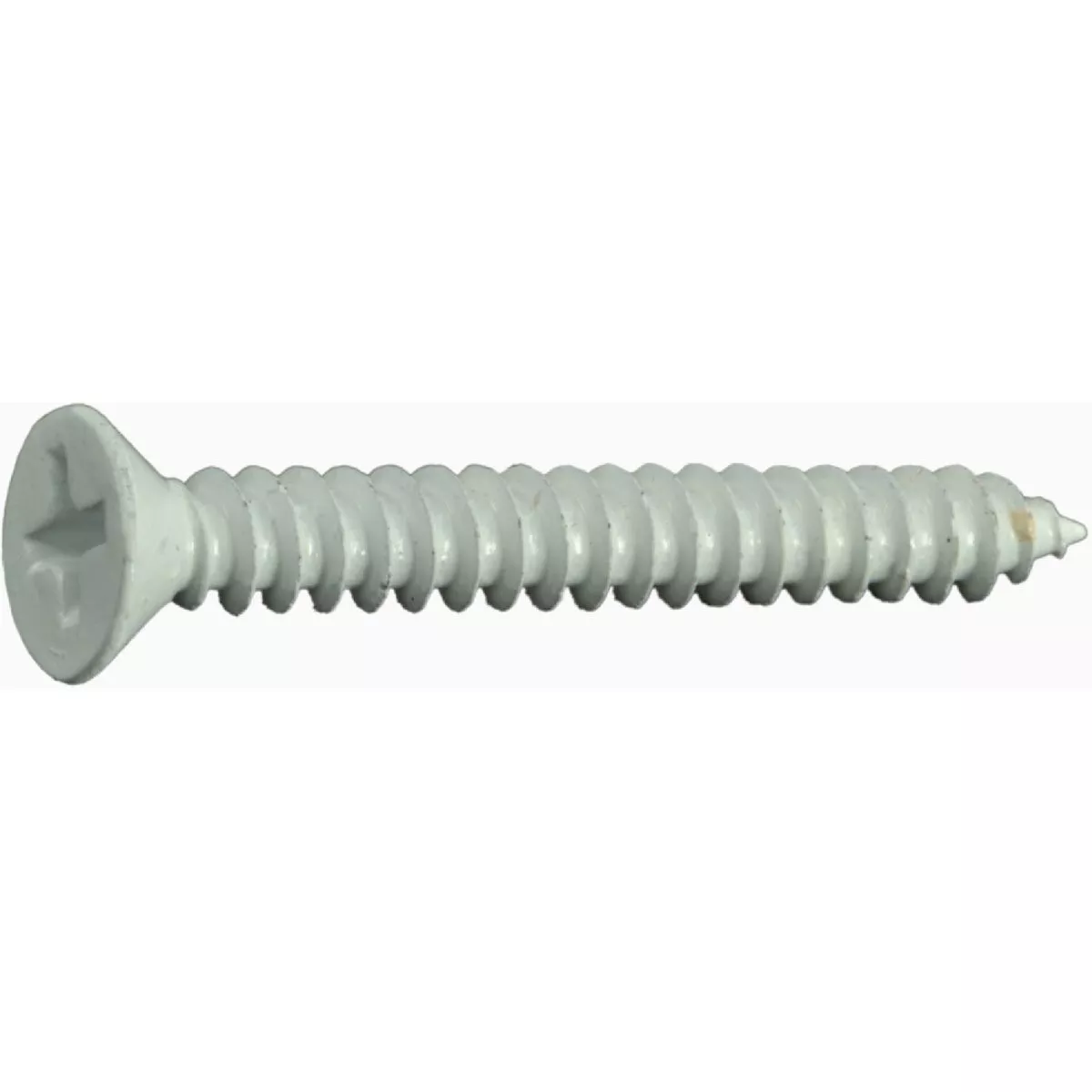 Midwest Fastener #10 x 1-1/2 In. White Steel Phillips Flat Head Sheet Metal Screws (25 Ct.)