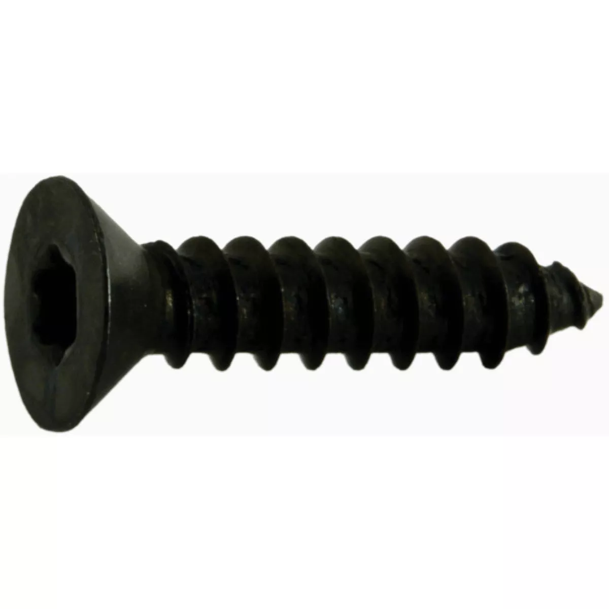 Midwest Fastener #6 x 5/8 In. Black Steel Star Drive Flat Head Sheet Metal Screws (35 Ct.)