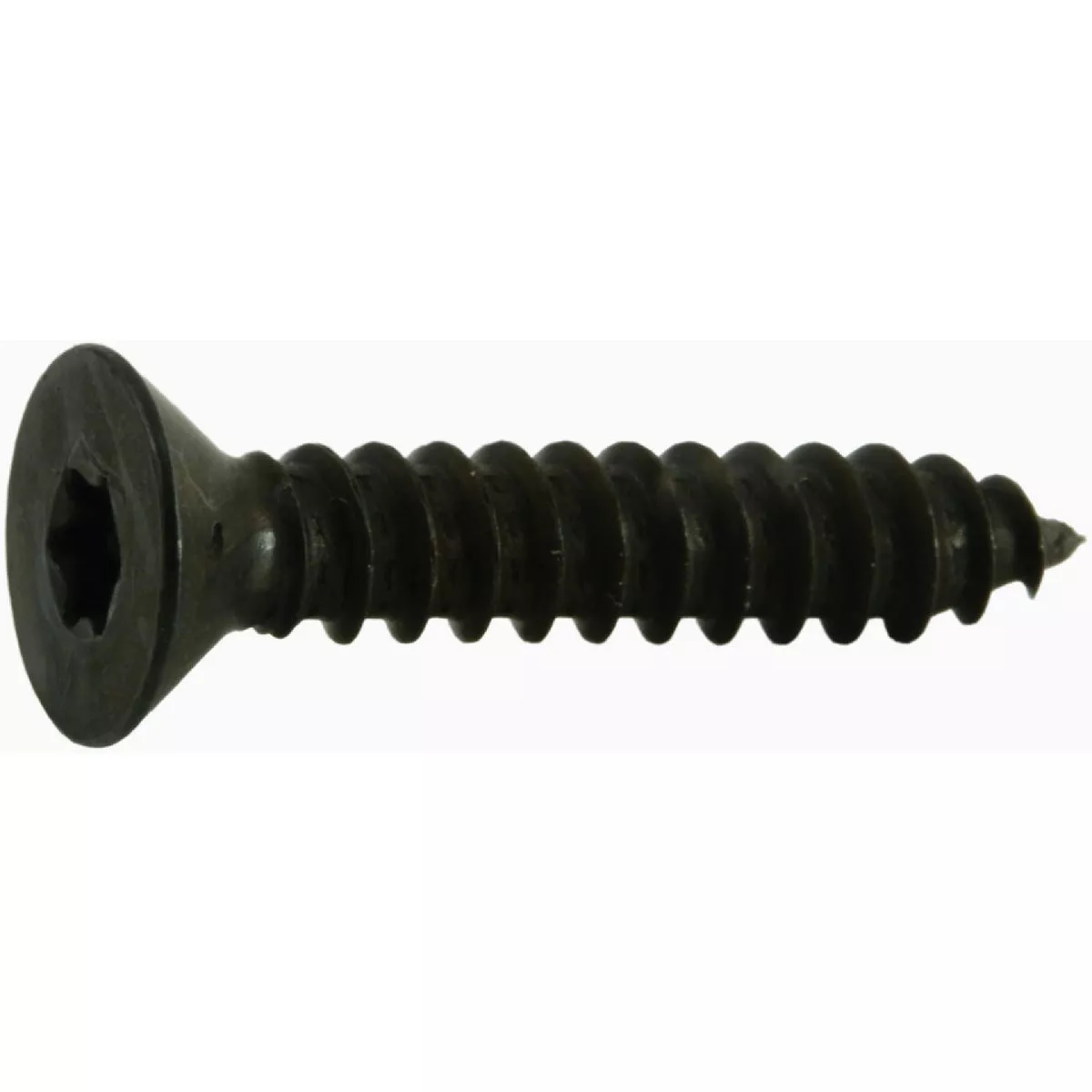 Midwest Fastener #10 x 1 In. Black Steel Star Drive Flat Head Sheet Metal Screws (15 Ct.)