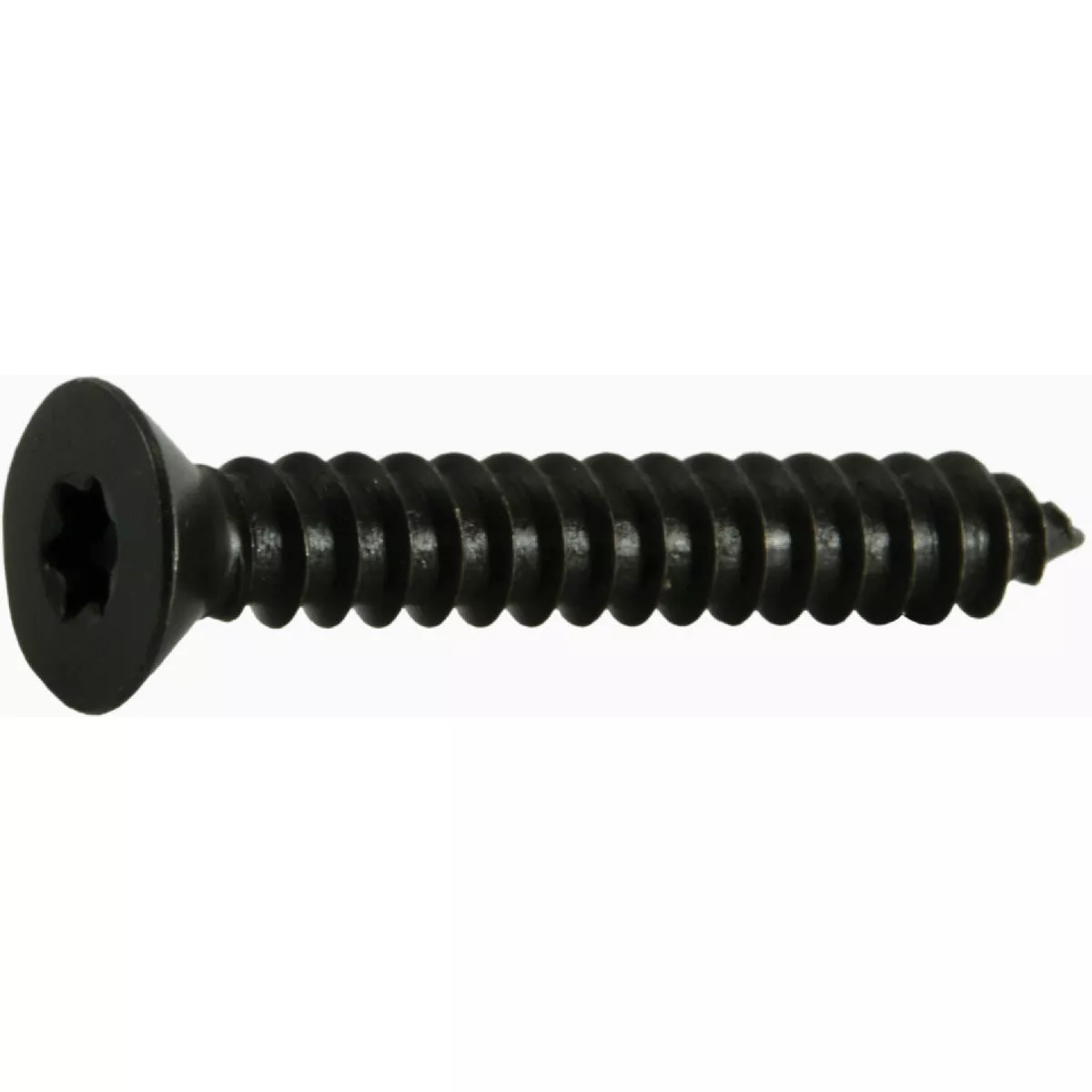 Midwest Fastener #10 x 1-1/4 In. Black Steel Star Drive Flat Head Sheet Metal Screws