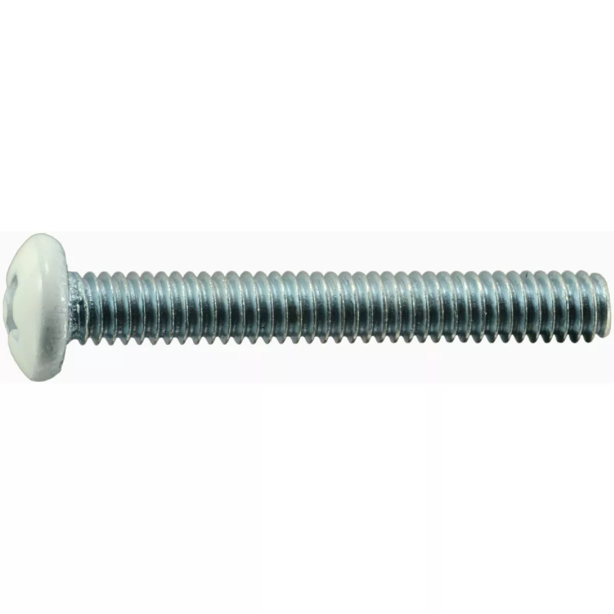 Midwest Fastener #8-32 x 1-1/4 In. White Painted Head Zinc Plated Steel Coarse Thread Phillips Pan Head Machine Screws (20 Ct.)