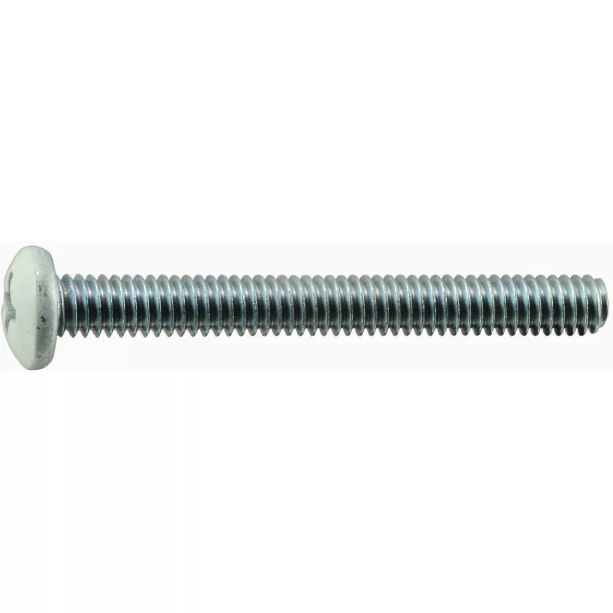 Midwest Fastener #8-32 x 1-1/2 In. White Painted Head Zinc Plated Steel Coarse Thread Phillips Pan Head Machine Screws