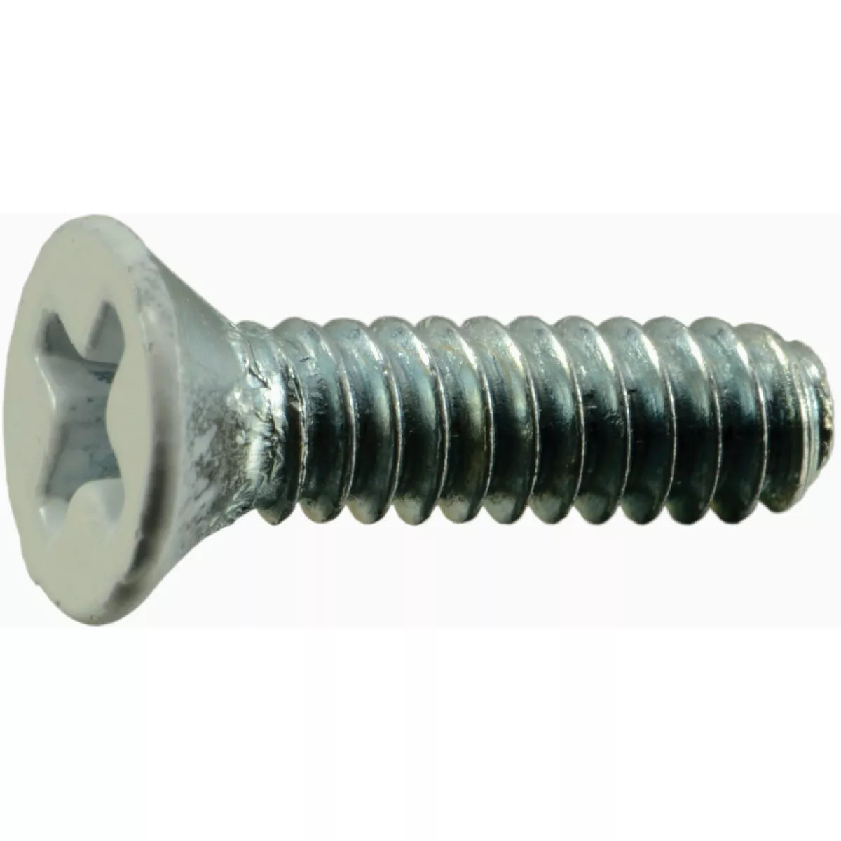 Midwest Fastener #6-32 x 1/2 In. White Painted Head Zinc Plated Steel Coarse Thread Phillips Flat Head Machine Screws (35 Ct.)