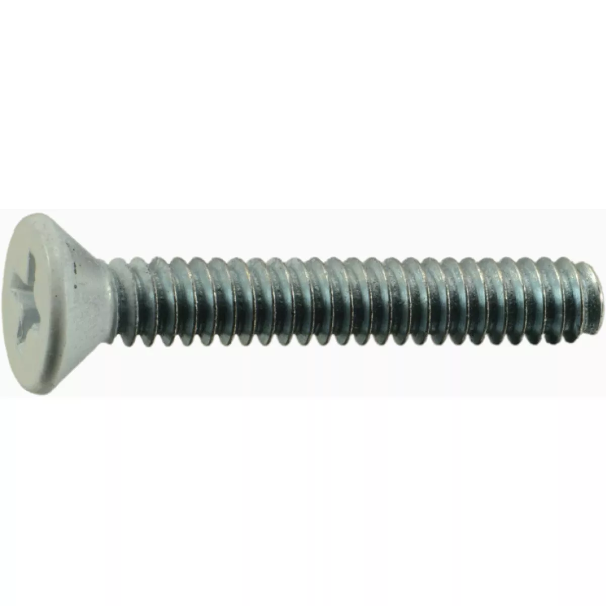 Midwest Fastener #10-24 x 1-1/4 In. White Painted Head Zinc Plated Steel Coarse Thread Phillips Flat Head Machine Screws (15 Ct.)-