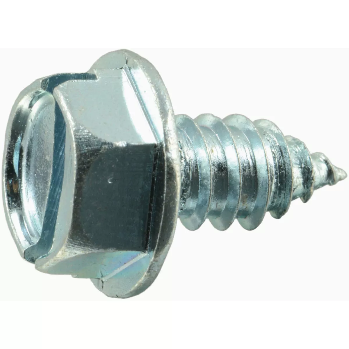 Midwest Fastener 5/16 In. x 5/8 In. Zinc Plated Steel Slotted Hex Washer Head Sheet Metal Screws