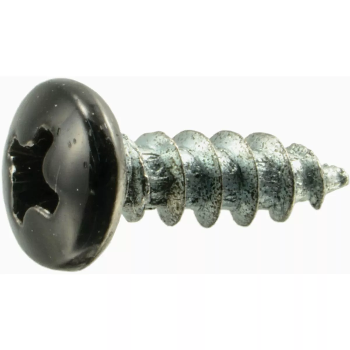 Midwest Fastener #8 x 1/2 In. Black Painted Steel Phillips Pan Head Sheet Metal Screws (40 Ct.)-
