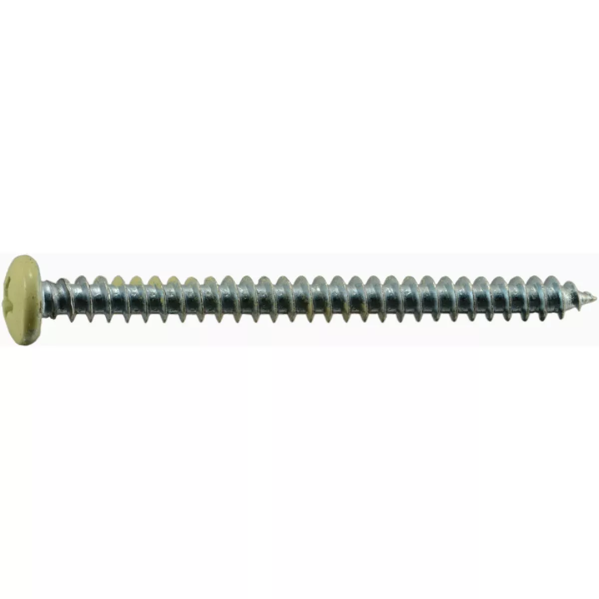 Midwest Fastener #8 x 2 In. Beige Painted Steel Phillips Pan Head Sheet Metal Screws - photo 2