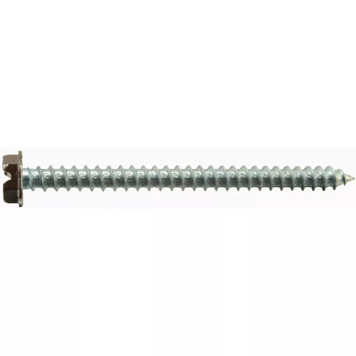 Midwest Fastener #10 x 2-1/2 In. Brown Painted Steel Slotted Hex Washer Head Sheet Metal Screws (12 Ct.)
