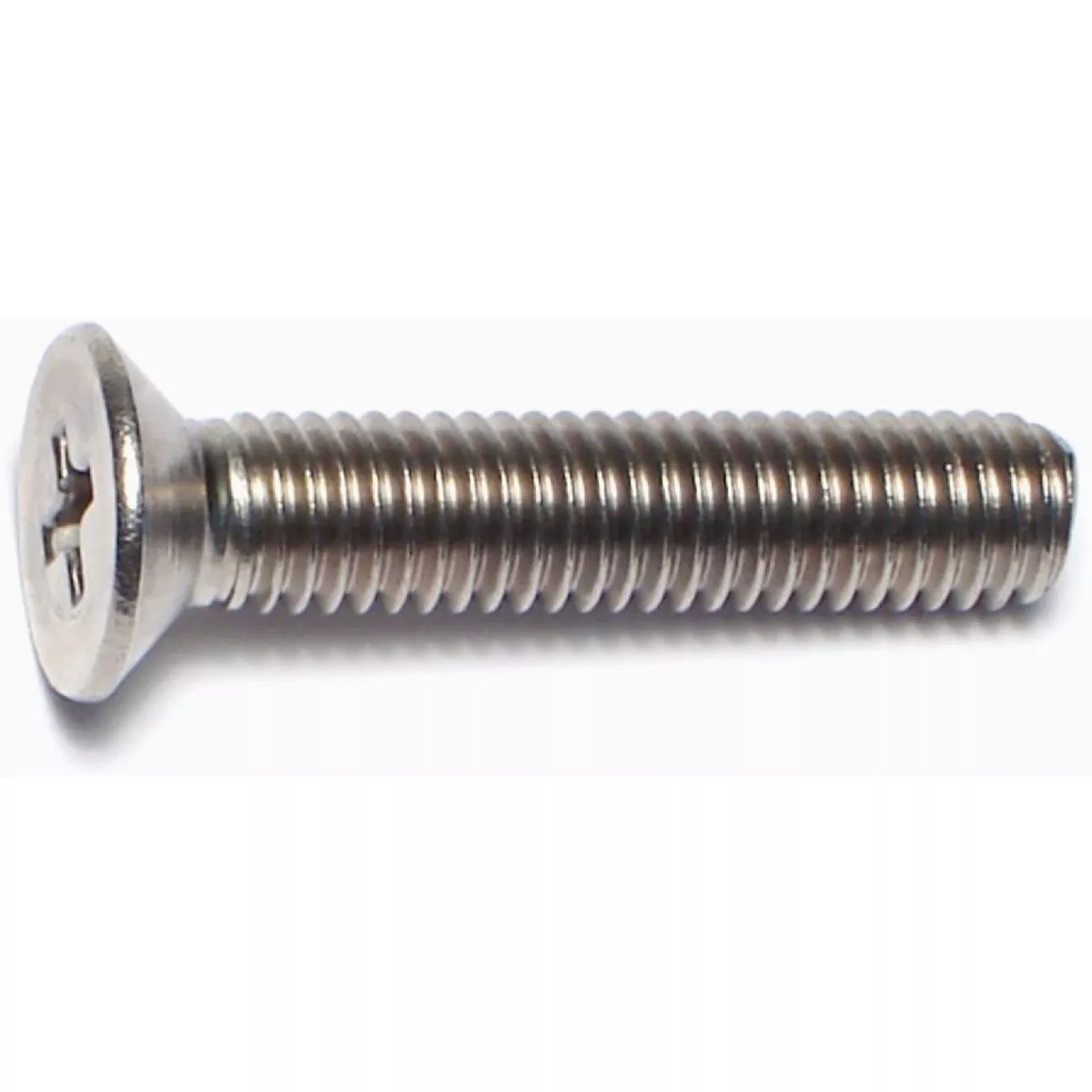 Midwest Fastener 5mm-0.8 x 25mm A2 Stainless Steel Coarse Thread Phillips Flat Head Machine Screws (15 Ct.)-