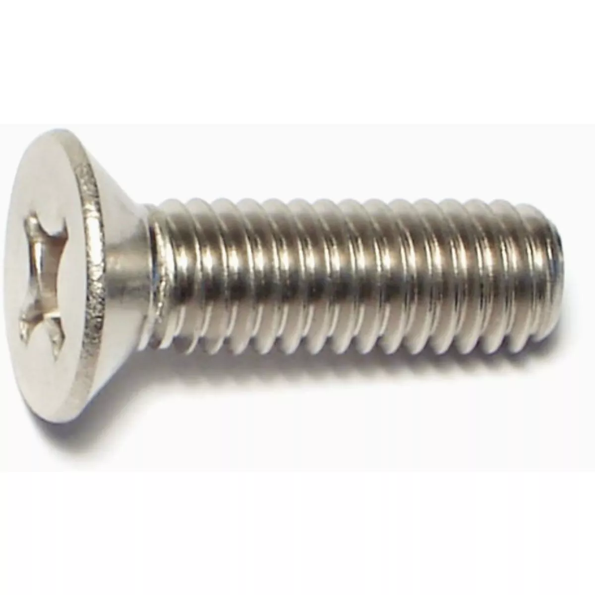 Midwest Fastener 6mm-1.0 x 20mm A2 Stainless Steel Coarse Thread Phillips Flat Head Machine Screws (15 Ct.)-