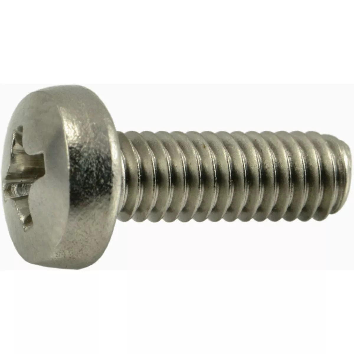 Midwest Fastener 4mm-0.7 x 12mm A2 Stainless Steel Coarse Thread Phillips Pan Head Machine Screws (25 Ct.)-