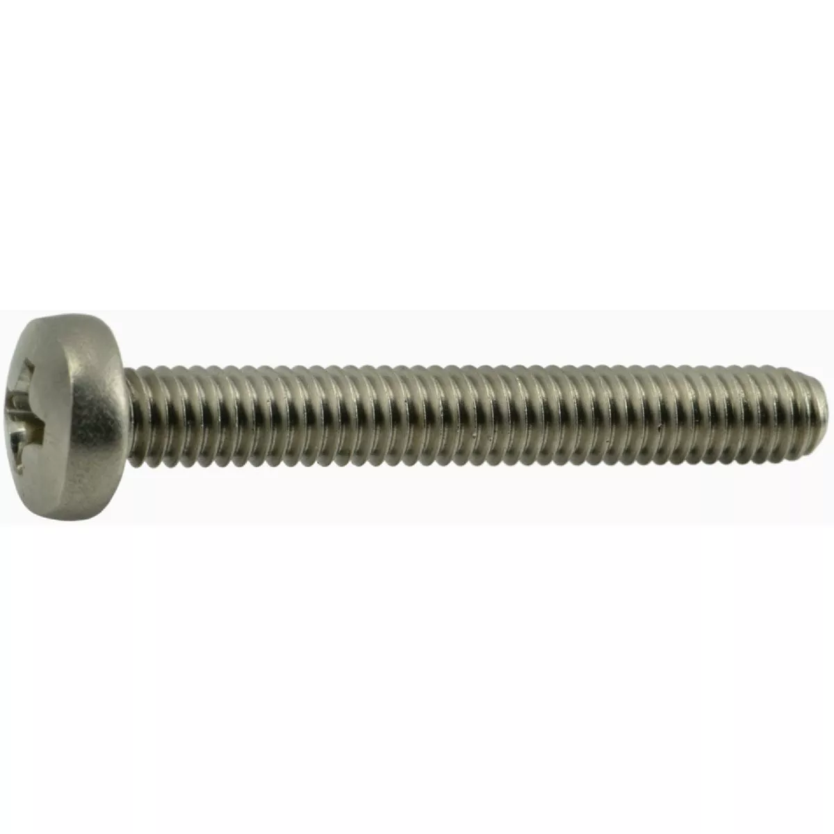 Midwest Fastener 4mm-0.7 x 30mm A2 Stainless Steel Coarse Thread Phillips Pan Head Machine Screws (15 Ct.)-