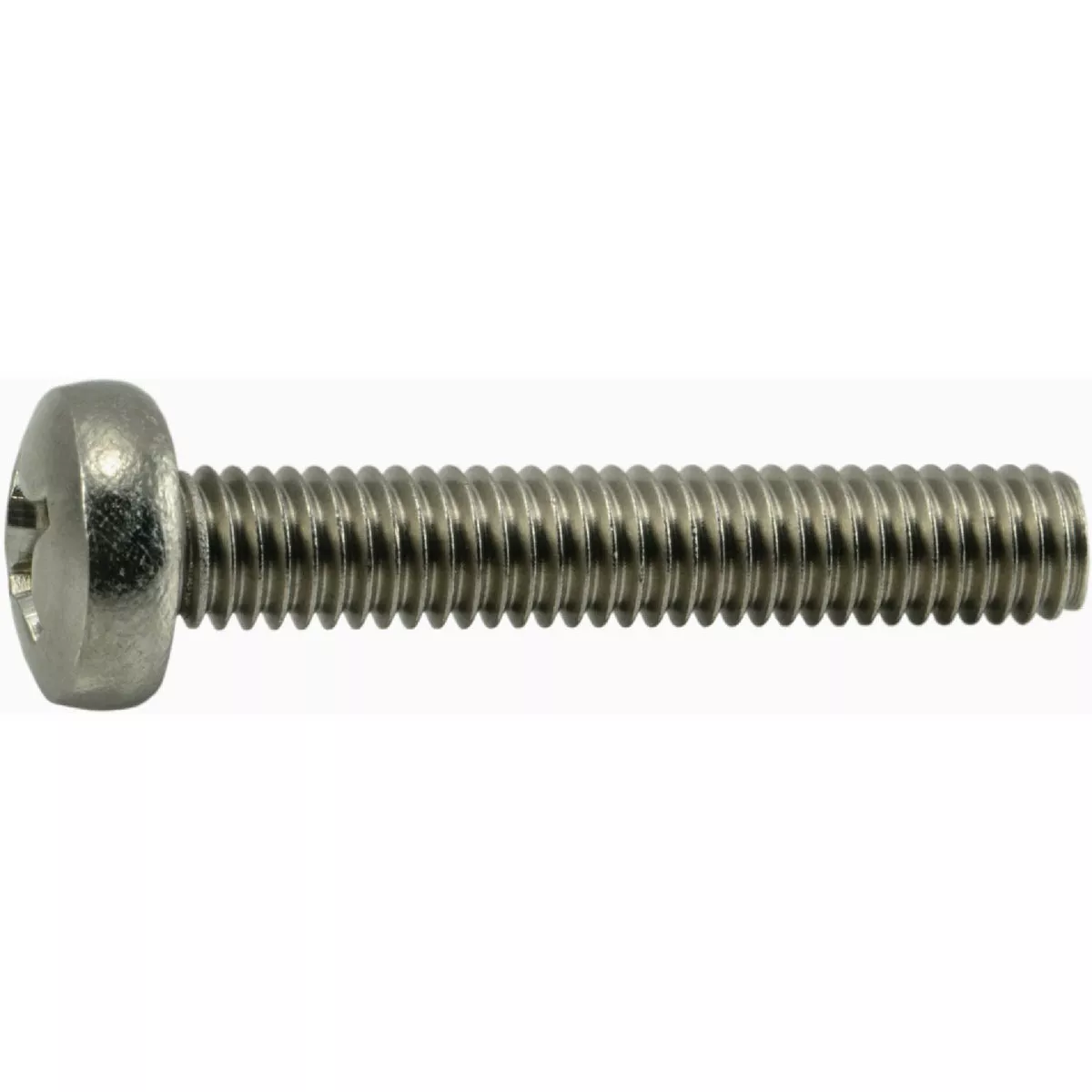Midwest Fastener 6mm-1.0 x 35mm A2 Stainless Steel Coarse Thread Phillips Pan Head Machine Screws (10 Ct.)