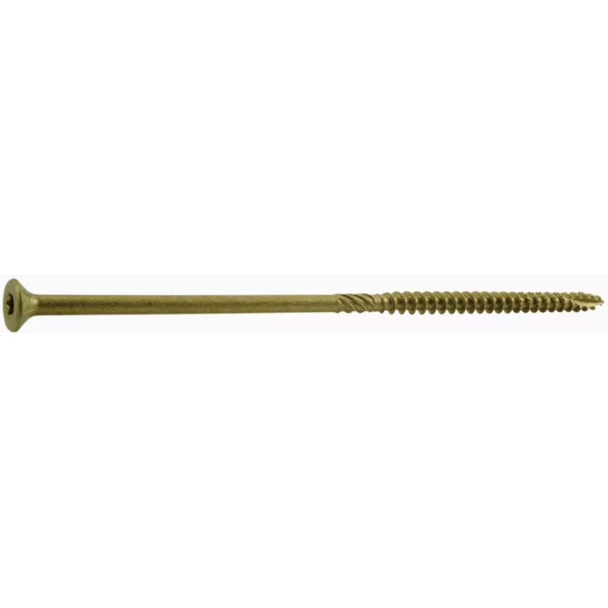 Midwest Fastener #12 x 6 In. Tan XL1500 Coated Steel Star Drive Bugle Head Saberdrive Deck Screws