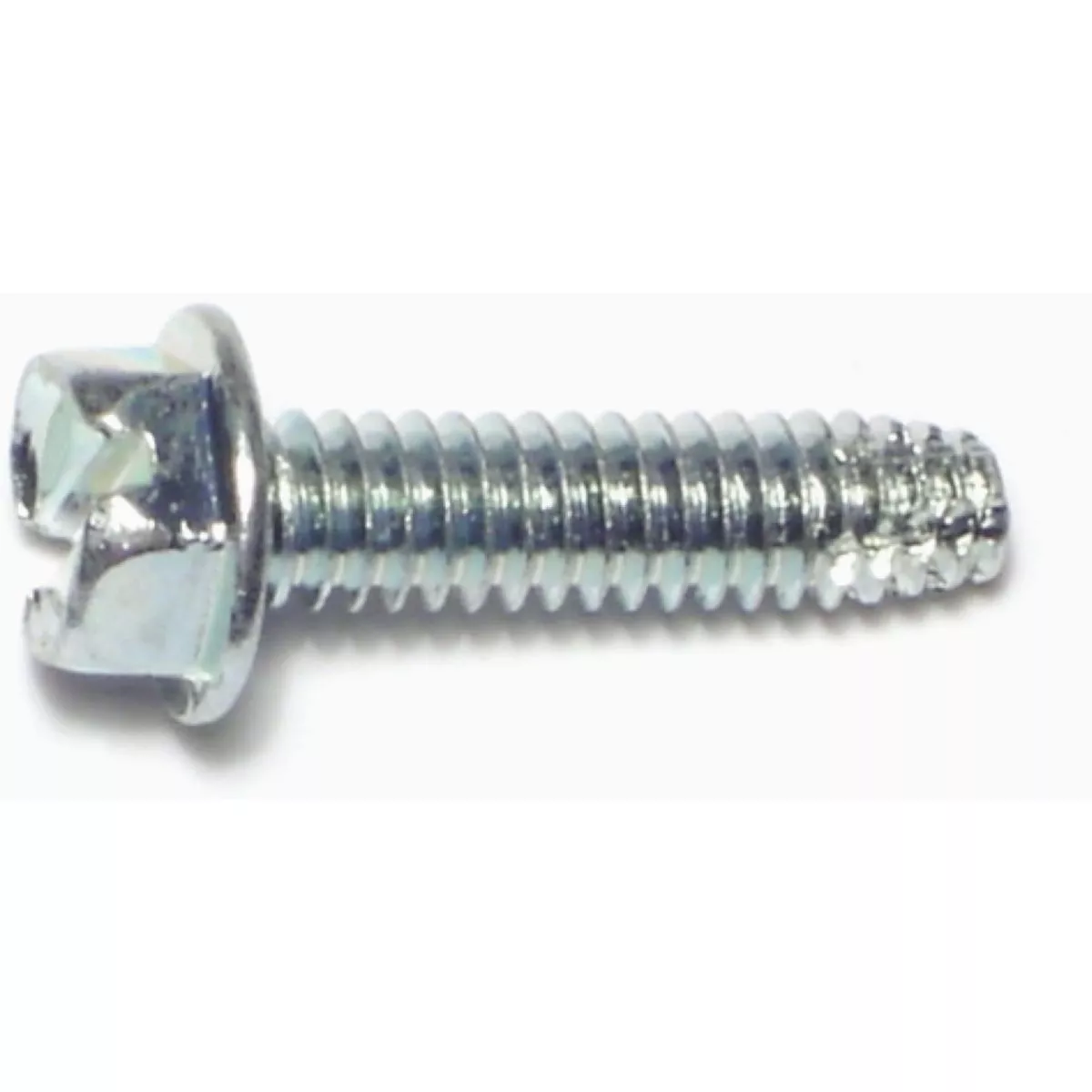 Midwest Fastener 1/4 In.-20 x 1 In. Zinc Plated Steel Coarse Thread Hex Washer Head Type F Sheet Metal Screws