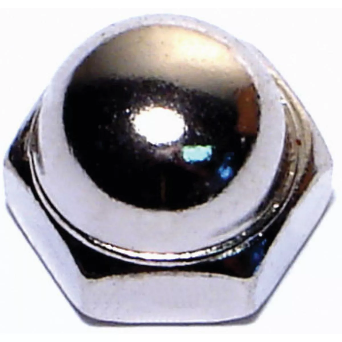 Midwest Fastener 5/16 In.-18 Nickel Plated Steel Coarse Thread Acorn Cap Nuts (8 Ct.)-