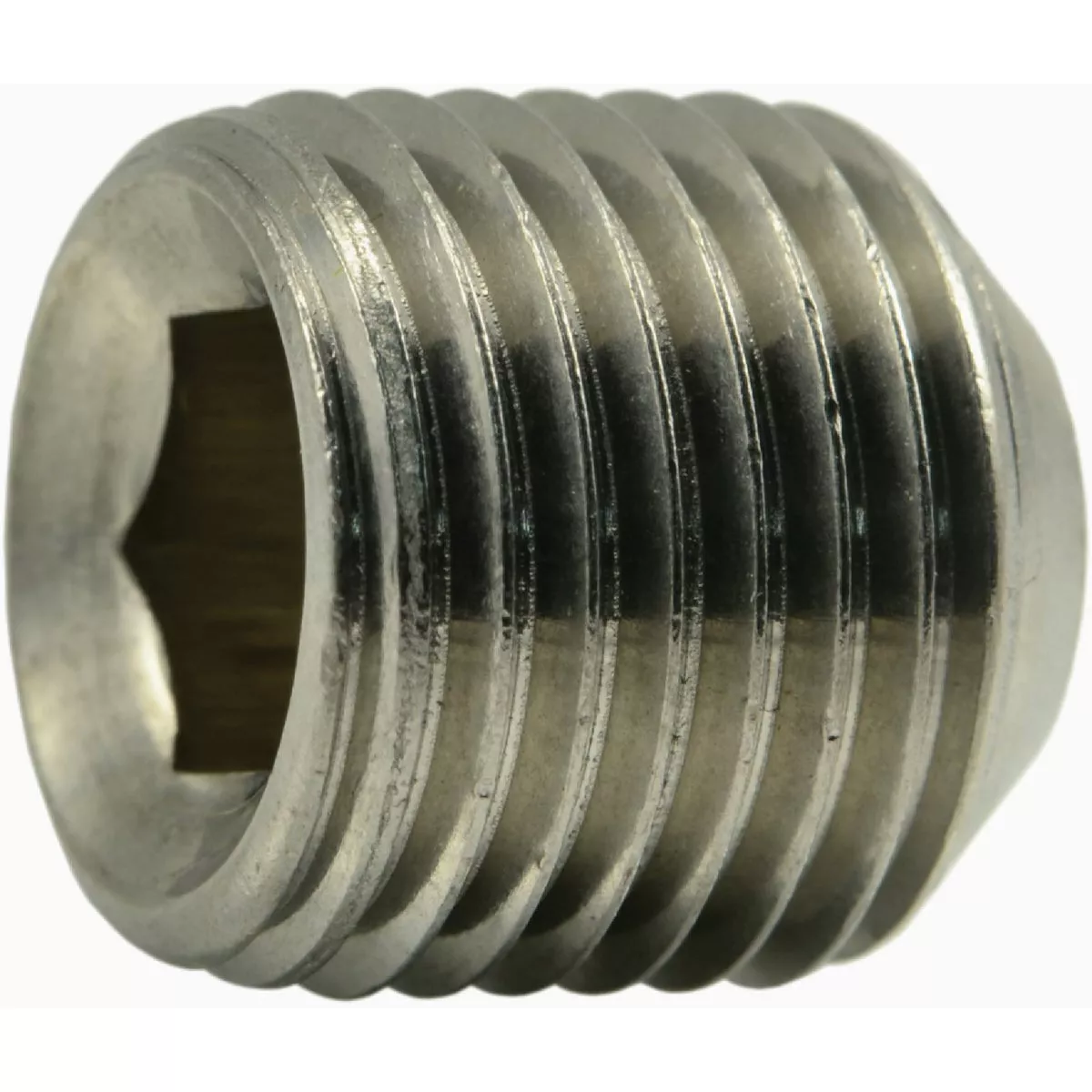 Midwest Fastener 1/2 In.-20 x 1/2 In. 18-8 Stainless Steel Fine Thread Hex Socket Headless Set Screws (5 Ct.)-