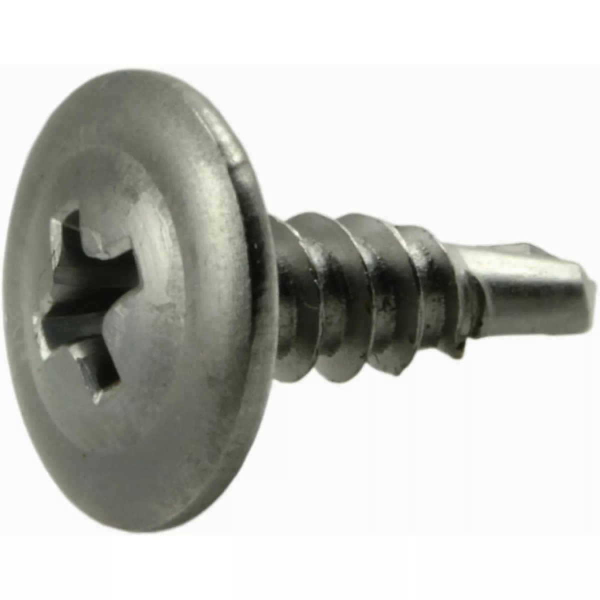 Midwest Fastener #8-18 x 1/2 In. 410 Stainless Steel Phillips Self-Drilling Screws (30 Ct.)