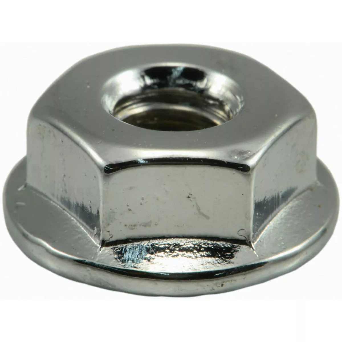 Midwest Fastener #10-24 Chrome Plated Steel Coarse Thread Flange Nuts