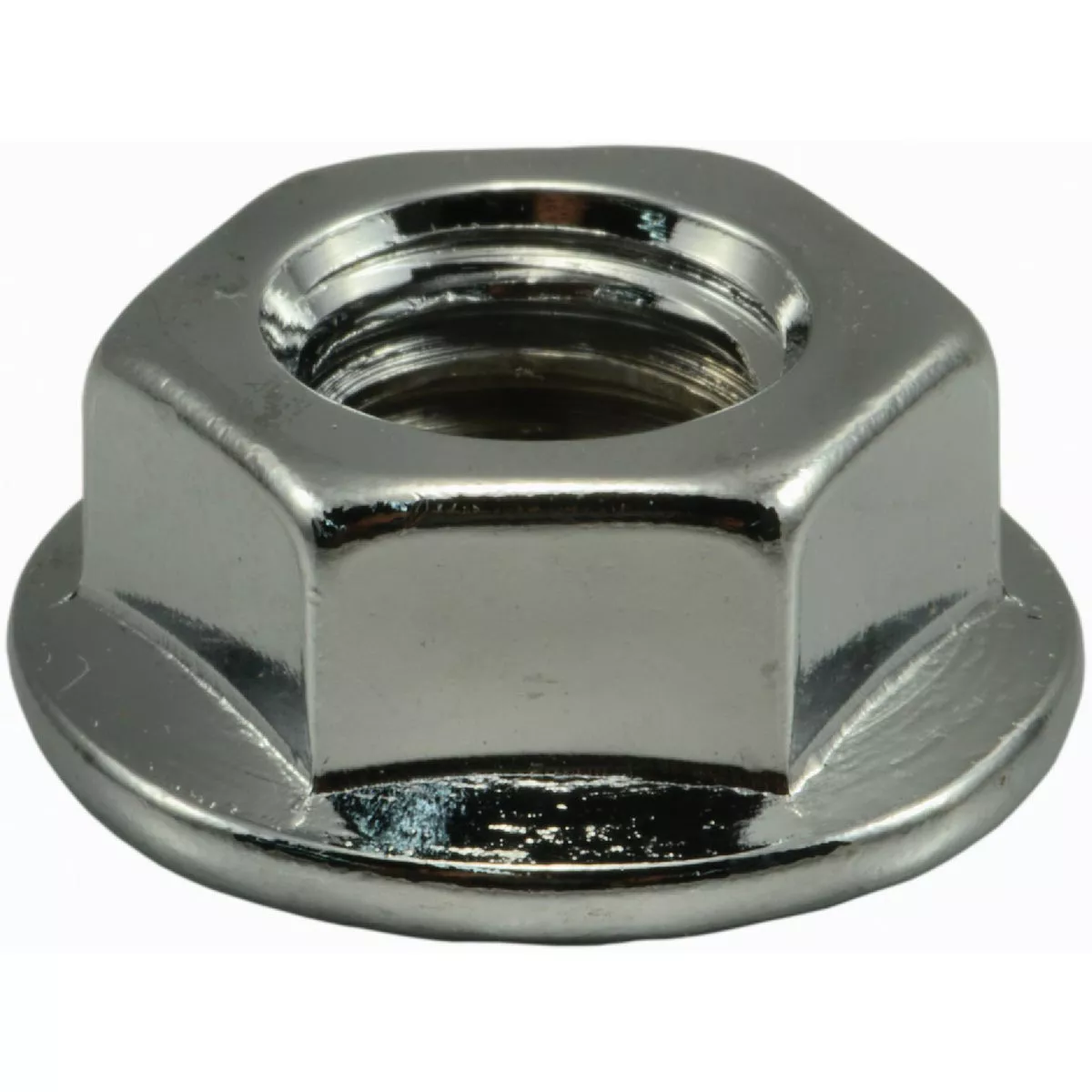 Midwest Fastener 7/16 In.-14 Chrome Plated Steel Coarse Thread Flange Nuts