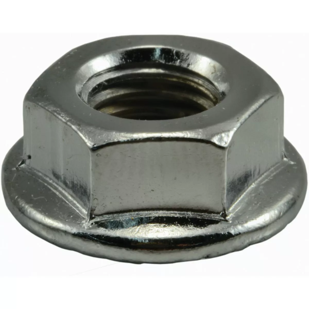 Midwest Fastener 5/16 In.-24 Chrome Plated Steel Fine Thread Flange Nuts (6 Ct.)